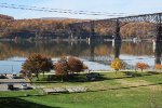 Overall view of the walkway from the Poughkeepsie side.